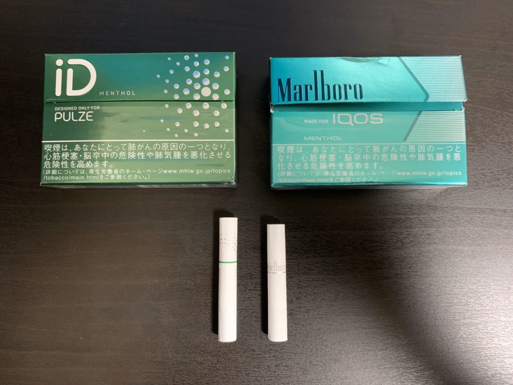 pulze id stick and iqos heets stick comparison